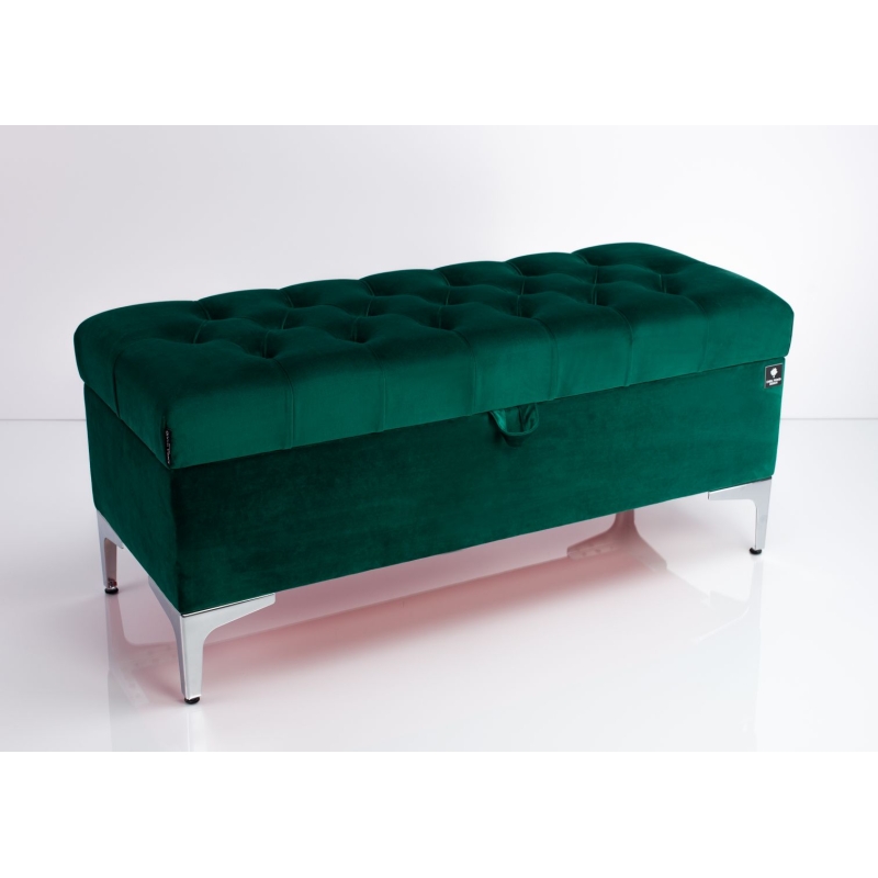 Tufted Storage Bench